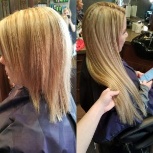 another beautiful hair extension by Transformations Sylvania Hair renewal studio